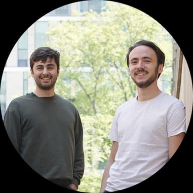Armin and Gauthier, founders of Lemon
